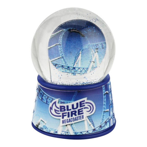 Schneekugel Blue Fire Megacoaster 6,5 cm