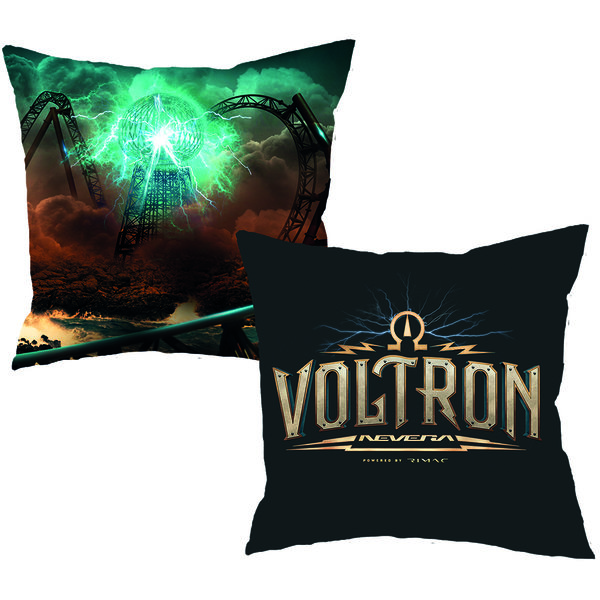 Soft cushion with Voltron Nevera print
