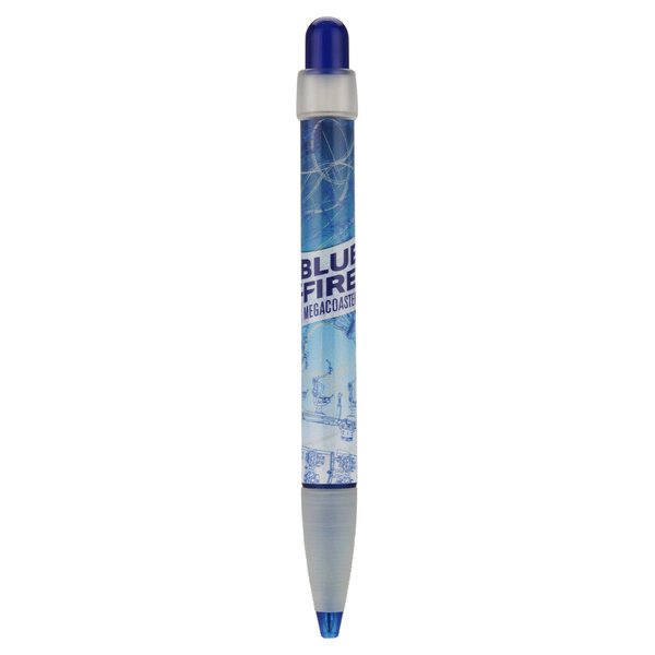 Ballpoint Pen Blue Fire