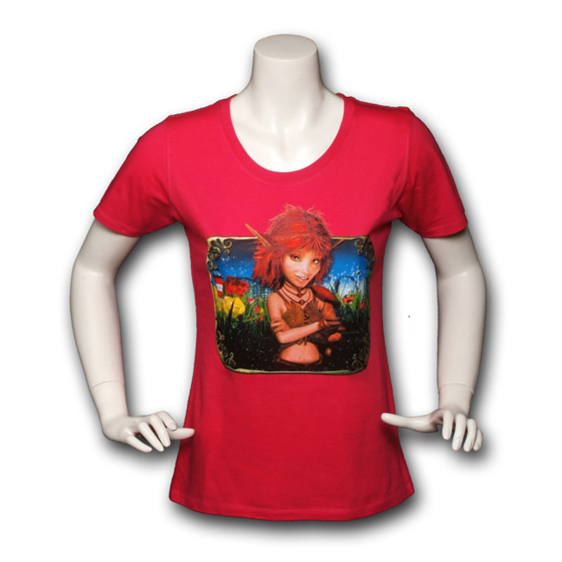 T-shirt femme rose Sélénia