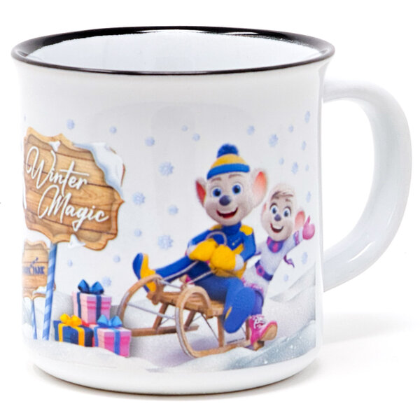 Ceramic Vintage-Style Mug Ed & Edda ‘Winter Magic’