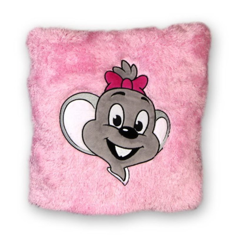 Coussin rose Edda Euromausi