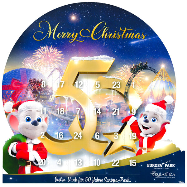 Calendrier de l’Avent « Merry Christmas » 50 Ans d’Europa-Park Ed & Edda