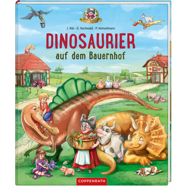 Livre d\'images Madame Freudenreich 4 Dinosaurier auf dem Bauernhof