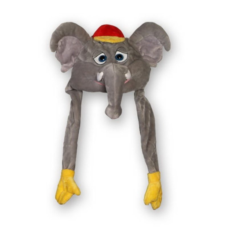 Bonnet en peluche Eurofant