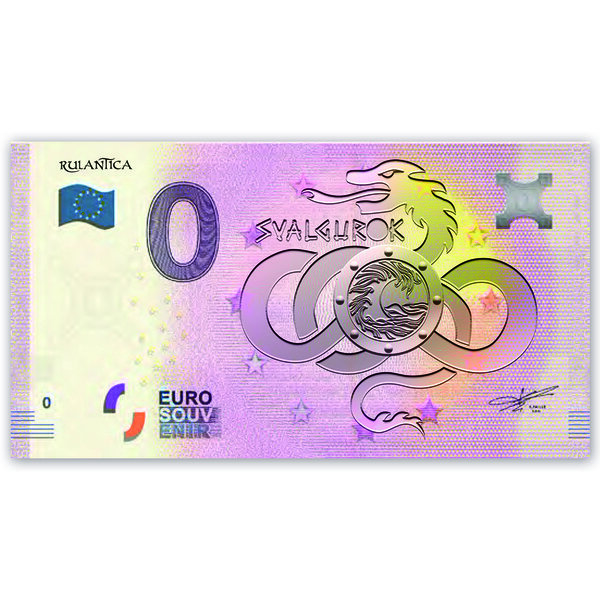 Billet Euro souvenir Europa-Park Svalgurock