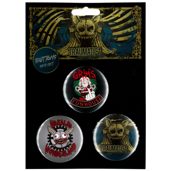 Button Set Traumatica Grim & Wakala 2025