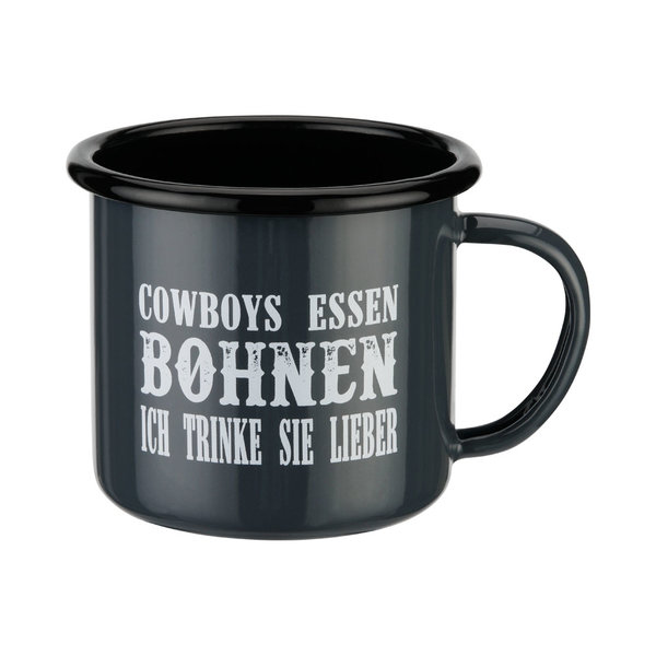 Cup enamel Cowboys