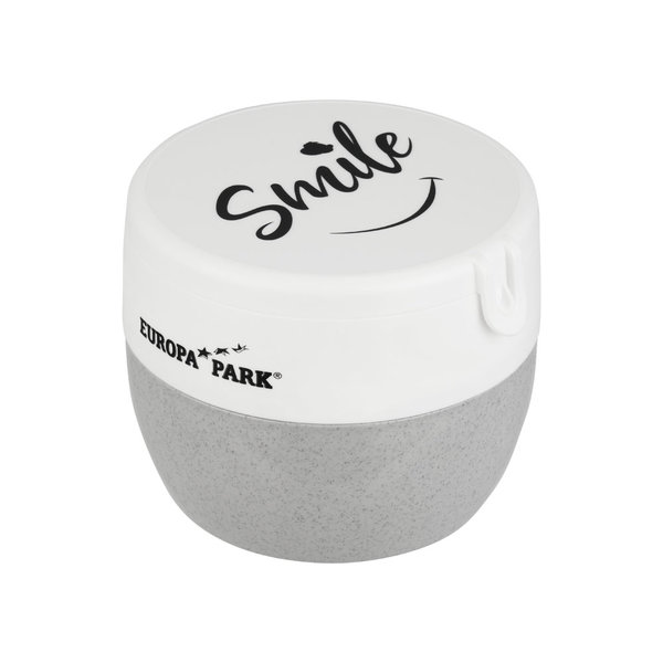 Boîte à repas Bento grise « Smile »