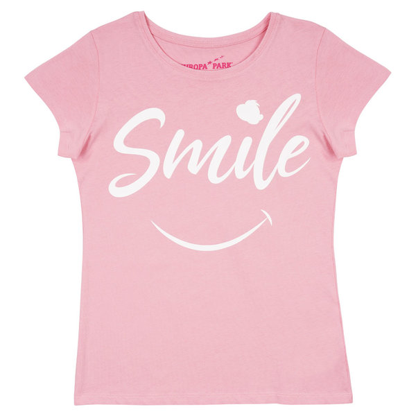 Kinder T-Shirt Europa-Park "Smile" rosa