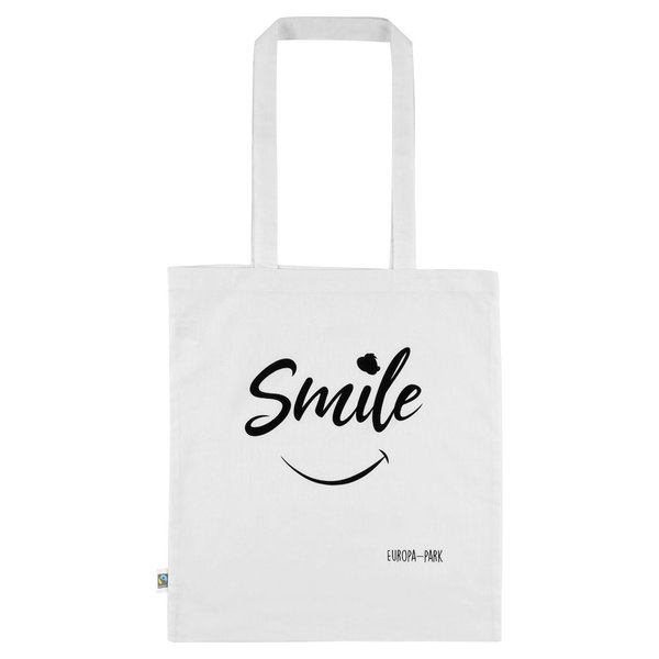 Cloth bag ‘Smile’ white