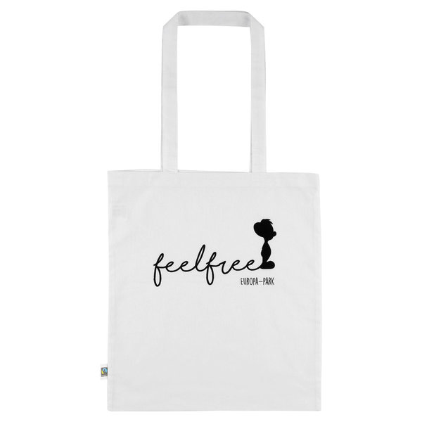 Cloth bag ‘feel free’ white