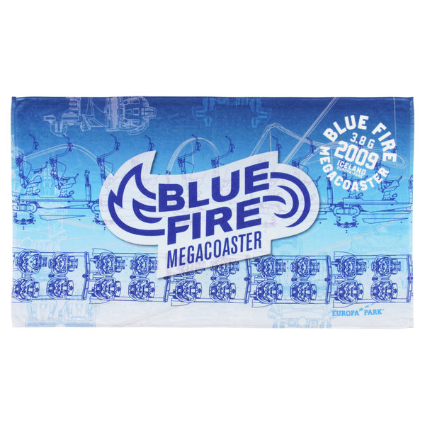 Towel Blue Fire