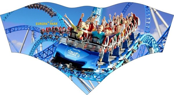Maskenschal Blue Fire Erwachsene