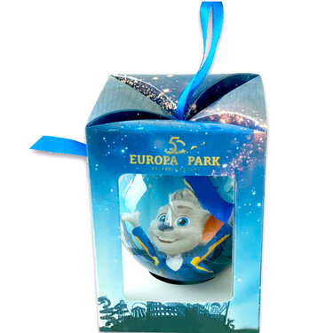 Christmas Bauble – Ed Euromaus and Edda Euromausi celebrating