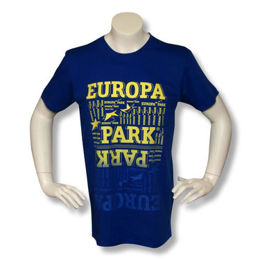 T-shirt bleu Europa - Park 140