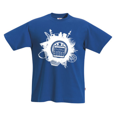 T-Shirt Herren "Limited Edition" 2013 royalblau L