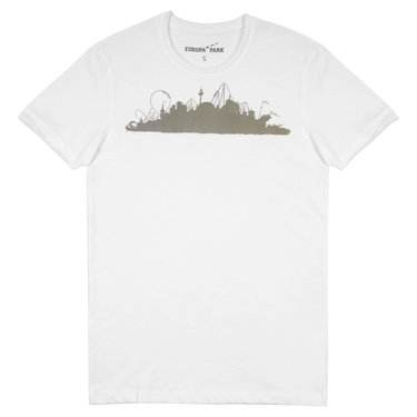 T-Shirt Hommes Silhouette blanc