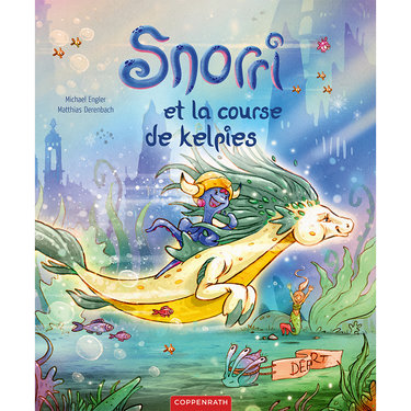 Livre d'images Snorri et la course de kelpies français