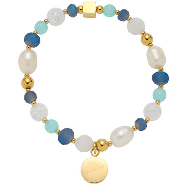 Bracelet Hope gold/blau