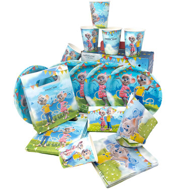 Complete Party Set Fun with Ed & Edda ideas for carneval or children\'s birthday parties
