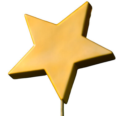 Ottmar Hörl: „50 Jahre Europa-Park“ Großer Goldstern aus dem Schloß Balthasar Garten