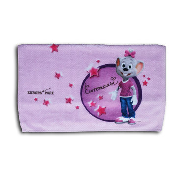 Serviette rose Edda Euromausi 30x50 cm