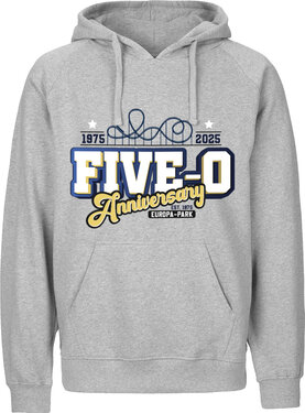 Sweat à capuche « FIVE-O » Collection de mode anniversaire 50 Ans d’Europa-Park