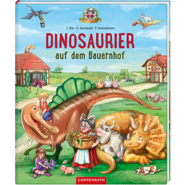 Bilderbuch Madame Freudenreich 4 Dinosaurier auf dem Bauernhof