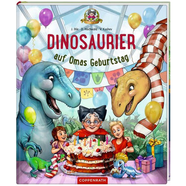 Madame Freudenreich – Band 5: Dinosaurier auf Omas Geburtstag (Produktbild)