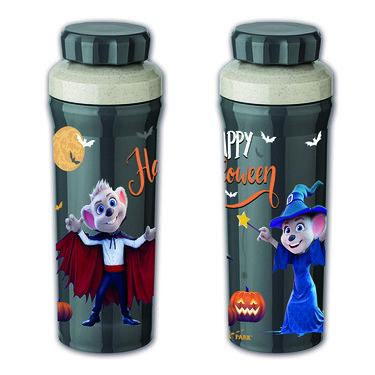 Trinkflasche Ed Euromaus und Edda Euromausi Halloween