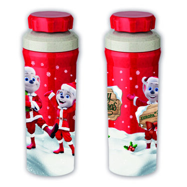 Drinking Bottle Ed Euromaus und Edda Euromausi Weihnachten