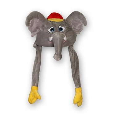 Bonnet en peluche Eurofant