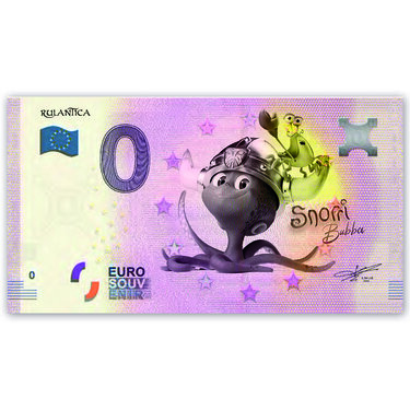 Billet Euro souvenir Europa-Park Snorri & Bubba