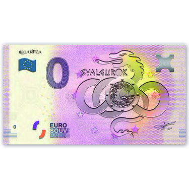 Billet Euro souvenir Europa-Park Svalgurock