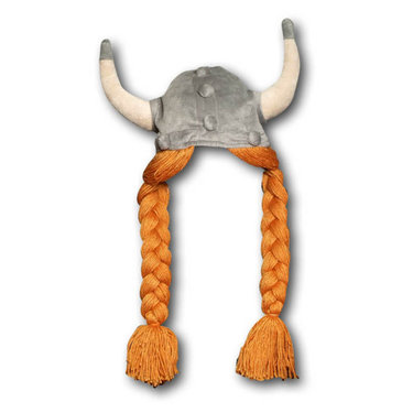 Bonnet en peluche Viking