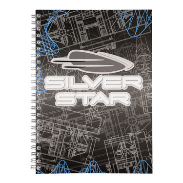 Notizbuch Silver Star