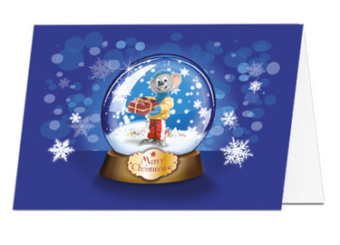 Klappkarte Winter Ed Euromaus