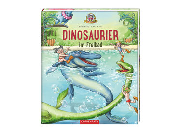 Bilderbuch Madame Freudenreich Dinosaurier im Freibad