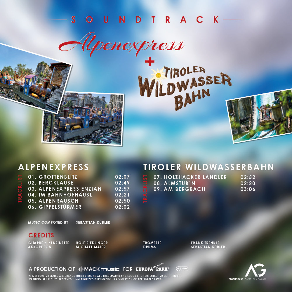 Alpenexpress und Tiroler Wildwasserbahn - Soundtrack - Download