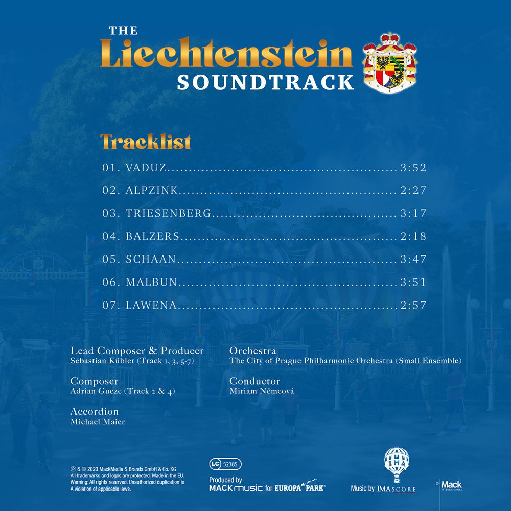 The Liechtenstein - Soundtrack - Download - Europa-Park Online shop